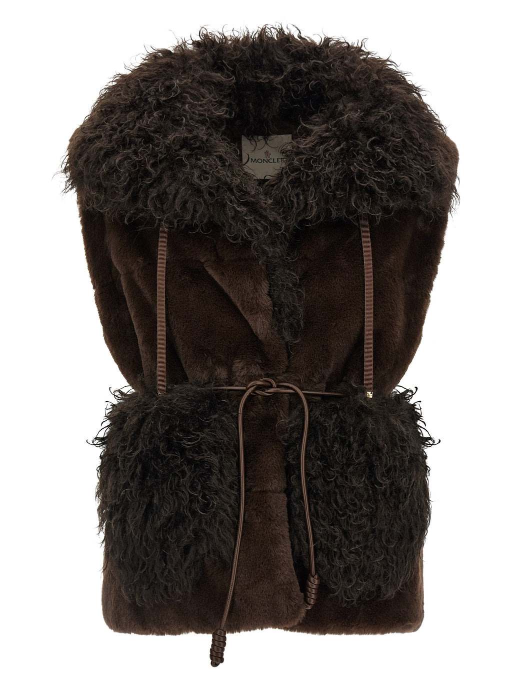 Moncler Brown Polyester Shell Jacket