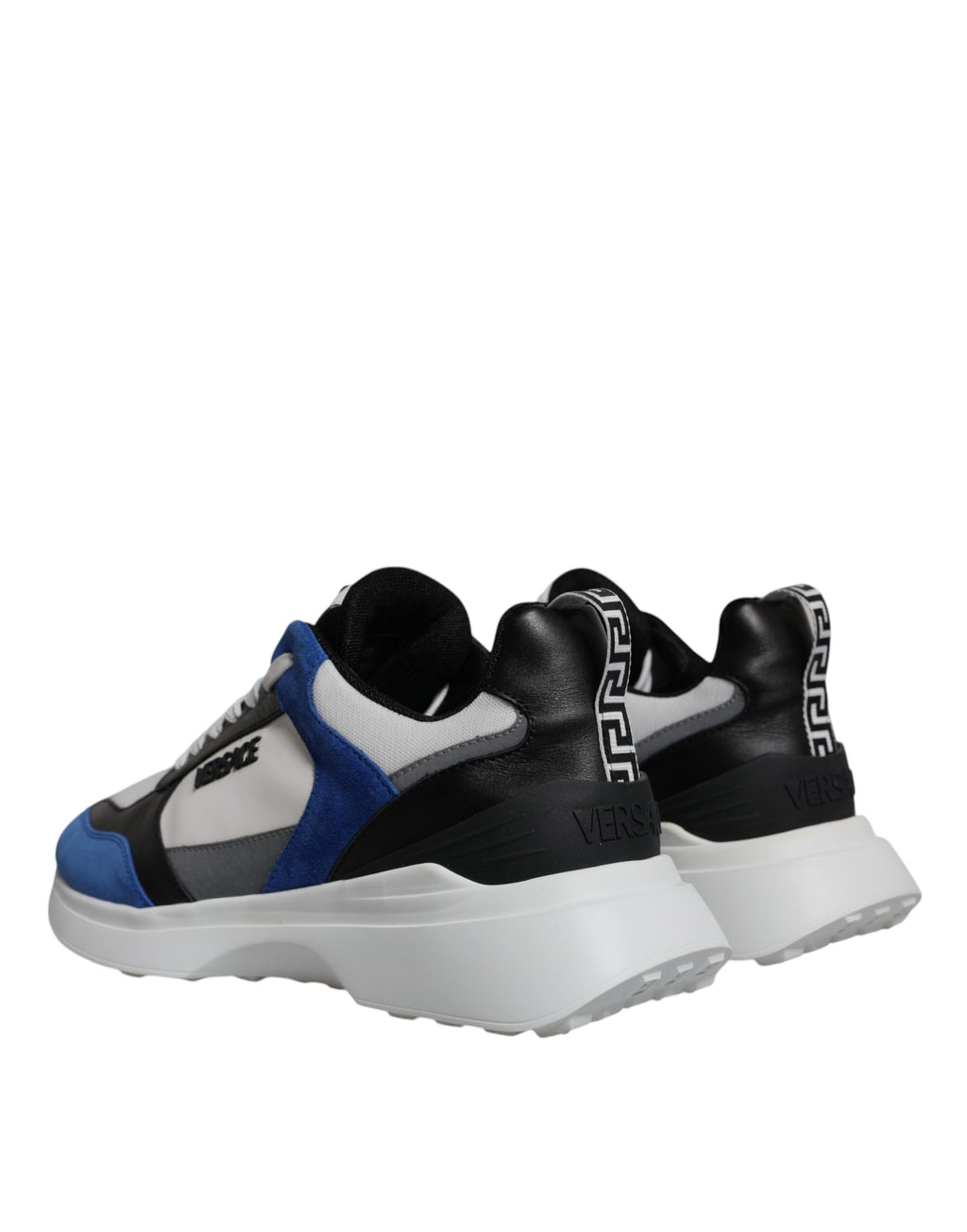 Versace Multicolor Canvas Quad Fabric Medusa Low Top Sneakers Schuhe
