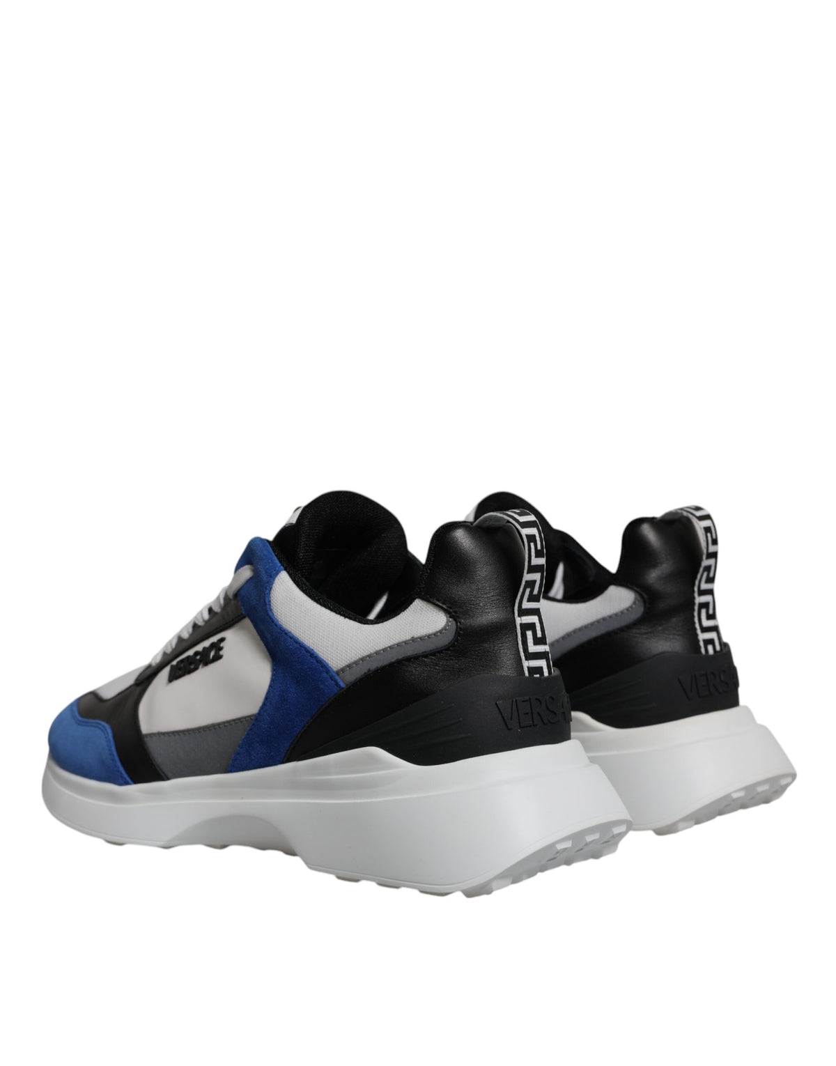 Versace Multicolor Canvas Quad Fabric Medusa Low Top Sneakers Schuhe