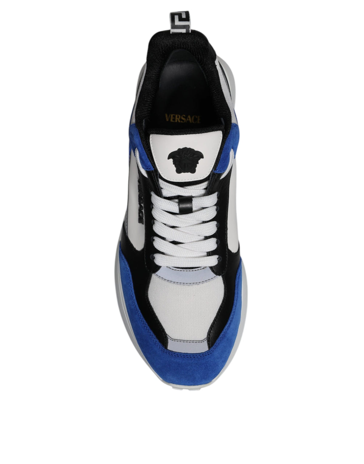 Versace Multicolor Canvas Quad Fabric Medusa Low Top Sneakers Schuhe