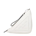 Prada Clutch aus weißem Leder