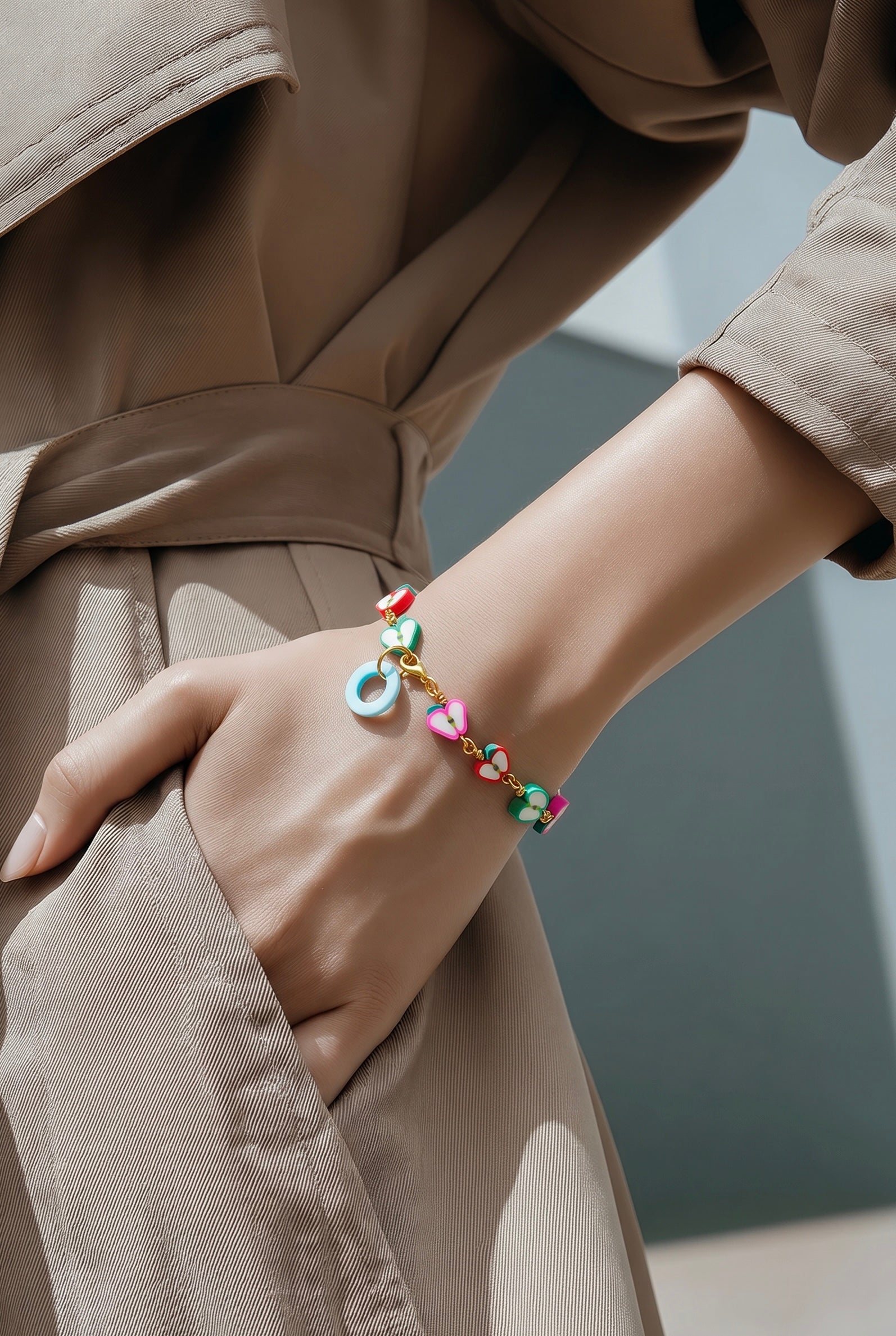 Bellgatti Apple Charm Bracelet