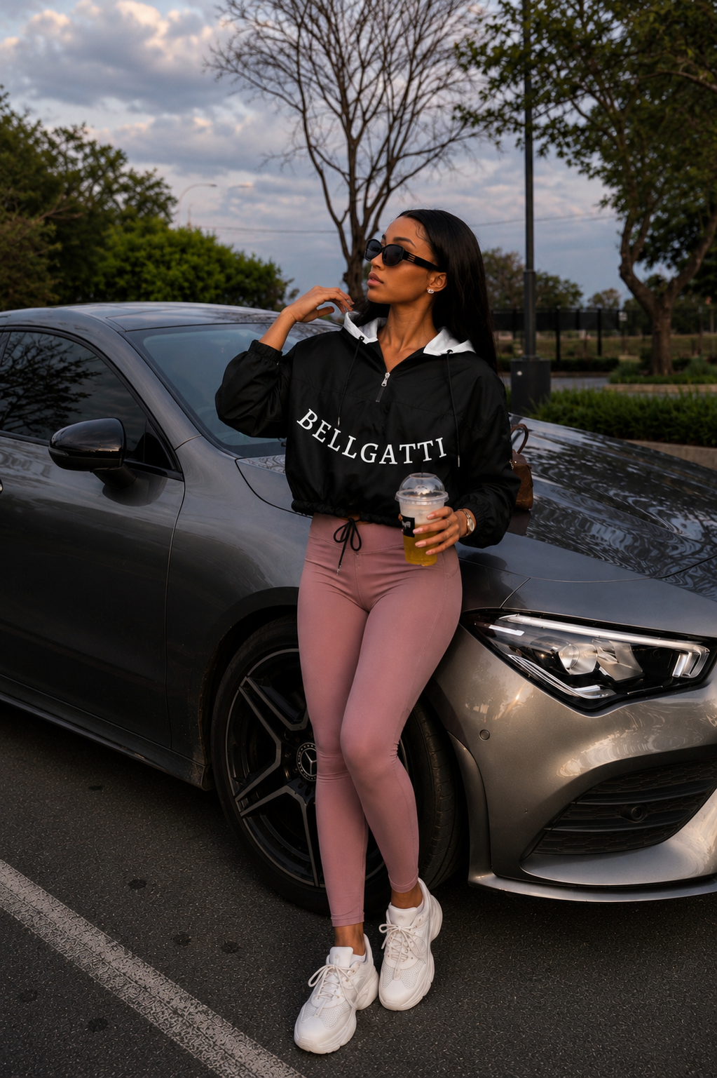 Bellgatti Cropped Windbreaker