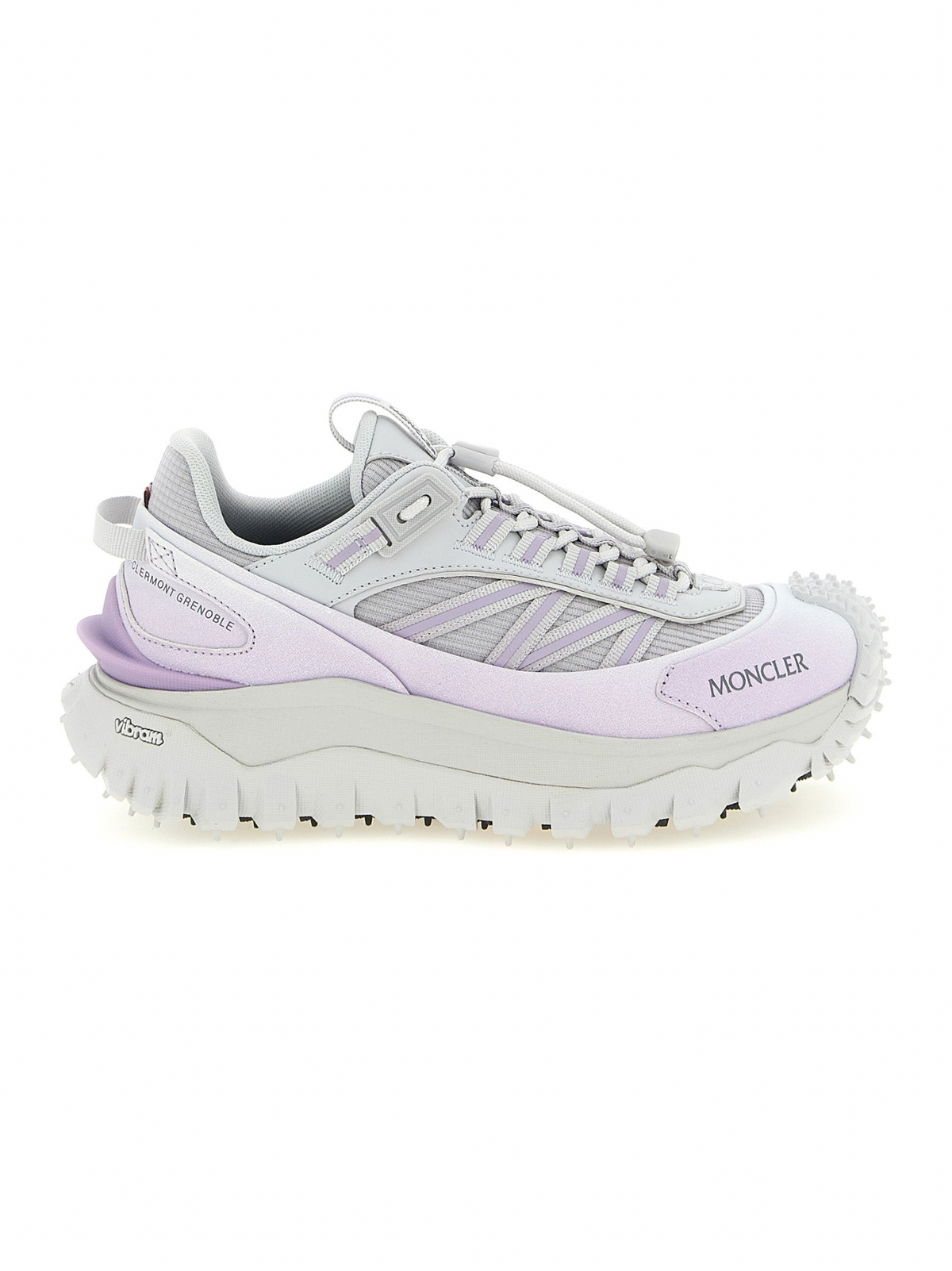 Moncler Purple Polyester Athletic Sneakers